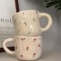 Floral  ceramic mug