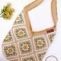 Granny square crochet bag