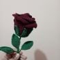 Rose flower made of crochet 