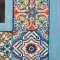 Modern tableau with the influence of Moroccan tiles