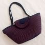  Cotton rope eco-friendly beach bag navy blue