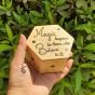 Magic - Hand-Burned Hexagon Wooden Box