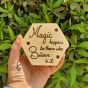 Magic - Hand-Burned Hexagon Wooden Box