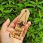  حتى تحترق النجوم - Wooden Bookmark