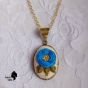 Embroidery necklace