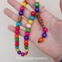 سبحة 33 حبة خشب الوان مبهجة