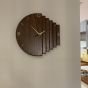 ساعة حائط من خشب الجوز الافريقي