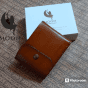 Handmade men's pocket wallet in genuine leather 