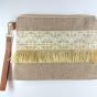 Linen clutch 12