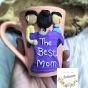 Polymer clay mom mug