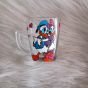 Donald duck with dizzy cup