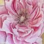 Peony gold Framed painting