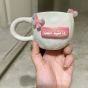 Handmade porcelain mug 