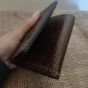 🤎محفظه رجالى جلد طبيعى ثلاثيه 