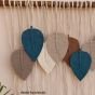 Macrame leaves wall hanging 