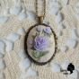 Embroidery necklace
