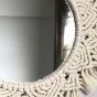 Macrame decorative mirrors  