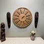 ساعة حائط خشب 