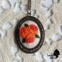 Embroidery necklace