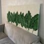 Green leaves painting