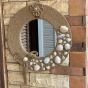 Boho mirrors inlaid with seashells