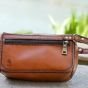 Genuine leather men's handbag 
