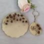 Coffee Beans Resin Coaster and Medallion Set