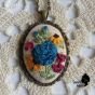 Embroidery necklace