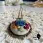 Embroidery necklace