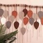 Macrame leaves wall hanging 