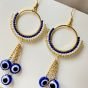 Evil Eye Earrings & Necklace ( SET )