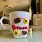 Polymer clay mug