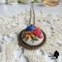 Embroidery necklace