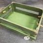 Green wooden box 