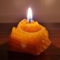 Flower Rolled Beeswax Candle