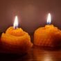 Flower Rolled Beeswax Candle