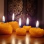 Flower Rolled Beeswax Candle