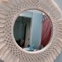 Macramé mirror size 35 cm ✨