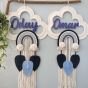 Macramé cloud with name
