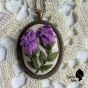 Embroidery necklace