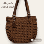 Practical crochet bag 