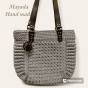 Practical crochet bag 