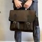Genuine leather laptop bag