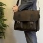 Genuine leather laptop bag