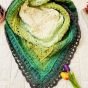 Shawl alpaca green