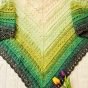 Shawl alpaca green