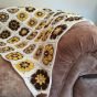 African rose crochet tablecloth 