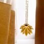 Sunflower necklace 