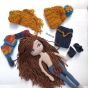 Beautiful Roma  Amigurumi doll 