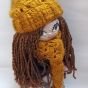 Beautiful Roma  Amigurumi doll 